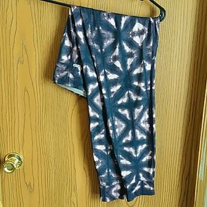 Patagonia Capilene leggings purple tie dye- lg